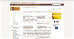 Desktop Screenshot of municipiosnocosterosdecanarias.org